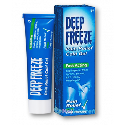 DEEP FREEZE PAIN RELIEF COLD GEL FAST ACTING WITH COLD THERAPY 100 GM